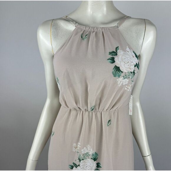 Show Me Your Mumu Amanda Maxi Dress Women XS NWT Bridesmaid Floral Ivory Lined - Picture 2 of 16